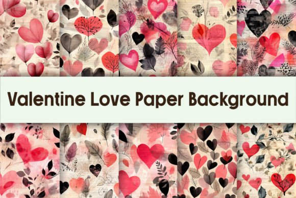 Download Valentine Love Paper Background - Love paper Collection