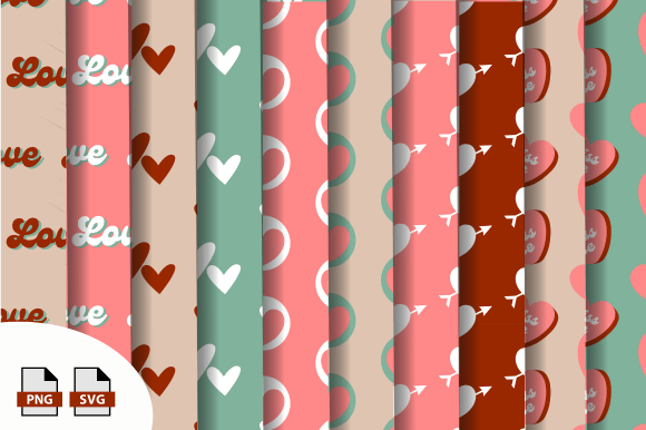 Download Vintage Love Paper Set - Love paper Collection