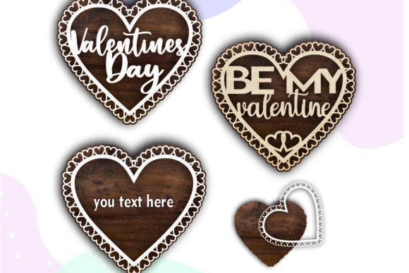 Download Valentines Day Heart Frame Laser Cut - Premium Resources