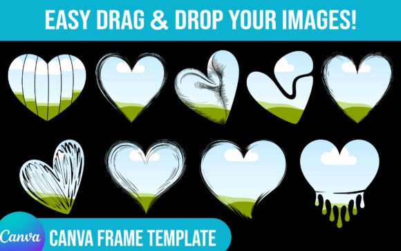 Download Editable Valentine’s Day Canva Frame - Premium Bundle
